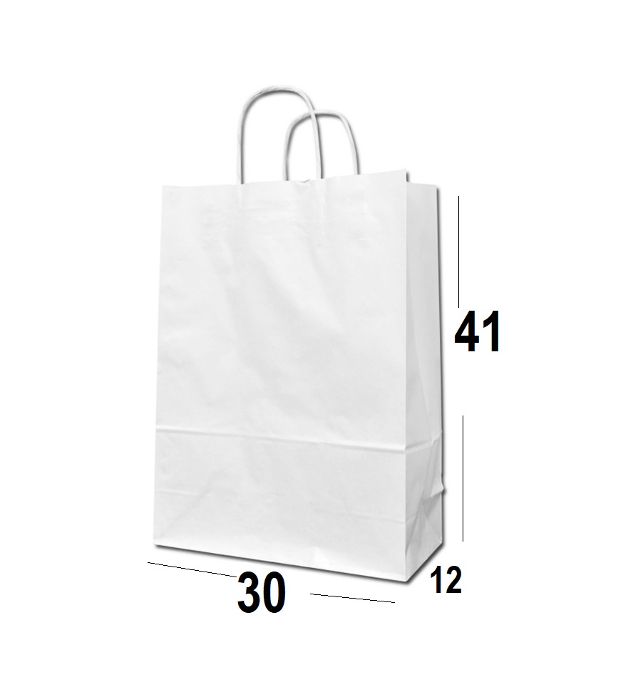 BOLSA PUBLICITARIA DE CARTULINA BLANCA 40 X 37 X 15 CM – SubliTextil